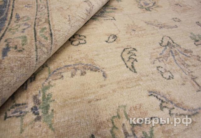 ковер ручной работы Шелковый Афганский ковер ручной работы Сhoubi (Чуби зиглер)4.13x2.9 — фото 4