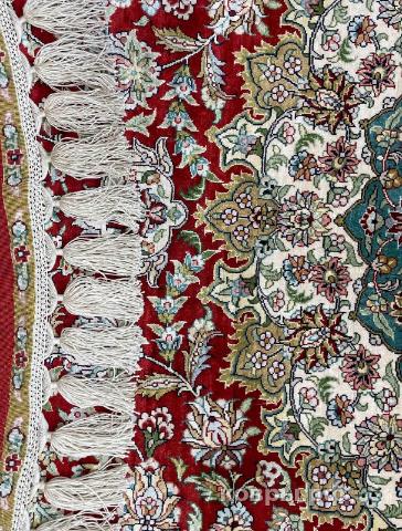 ковер ручной работы Шелковый Китайский ковер ручной работы Hereke (Хереке) 1.85x1.85 — фото 2