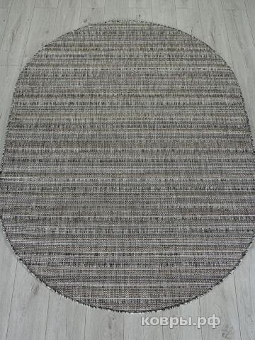 ковер Ковер MERINOS KAIR S146 DARK GRAY Овал — фото 2