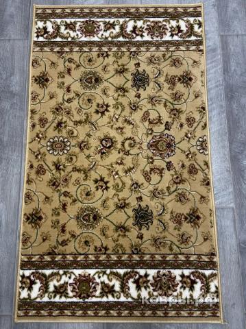 Халява Коврик № 1817,бежевый,размер 1,5 на 0,87 метра