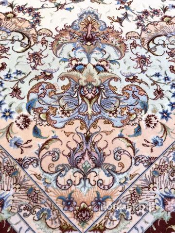 ковер ручной работы Иранский ковер ручной работы из шелка и шерсти Tabriz (Табриз Шарфар) 4x3 — фото 3