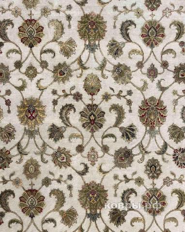 ковер ручной работы Индийский ковер ручной работы из шелка и шерсти 3x2.06 — фото 2