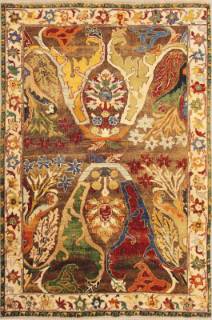 Шерстяной Индийский ковер ручной работы 1.8x1.22