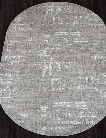 ковер MERINOS RICHI 8667 GRAY-CREAM Овал — фото 2