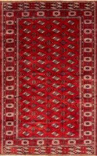 Шерстяной Иранский ковер ручной работы Ahal Teke (Ахал Теке) 3.82x2.5