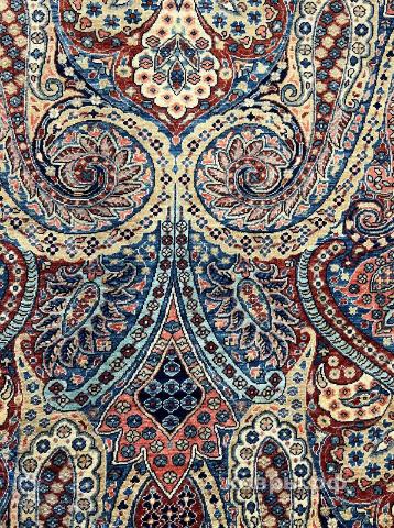 ковер ручной работы Шелковый Афганский ковер ручной работы Modern (Модерн) 3.47x2.68 — фото 2