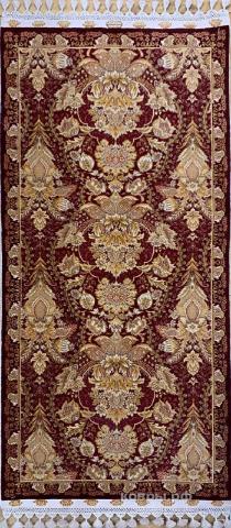 ковер ручной работы Китайский ковер ручной работы из шелка и шерсти Hereke (Хереке) 1.25x0.6 — фото 2