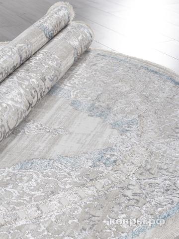 ковер Ковер ARDA EFSAN L279A CREAM SHRINK / BLUE FDY Овал — фото 3