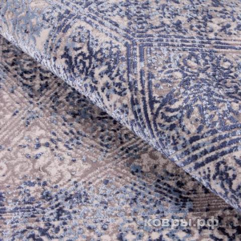 ковер Milat Doku B167E COKME_DGRAY / L_BLUE овал — фото 2