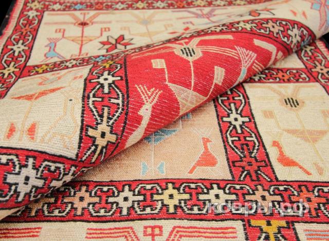 ковер ручной работы Шелковый Иранский ковер ручной работы Sumah (Сумах) 2.25x0.9 — фото 4