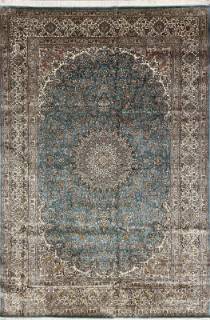 Шелковый Индийский ковер ручной работы Kashmir (Кашмир) 2.78x1.85