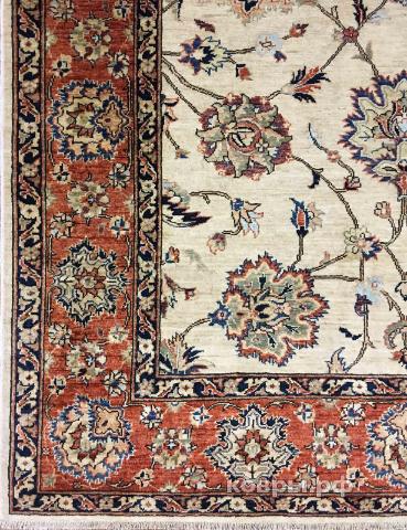 ковер ручной работы Афганский ковер ручной работы из шелка и шерсти Bidjar (Биджар) 2.35x1.67 — фото 3