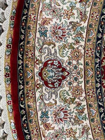 ковер ручной работы Шелковый Китайский ковер ручной работы Hereke (Хереке) 1.85x1.85 — фото 3