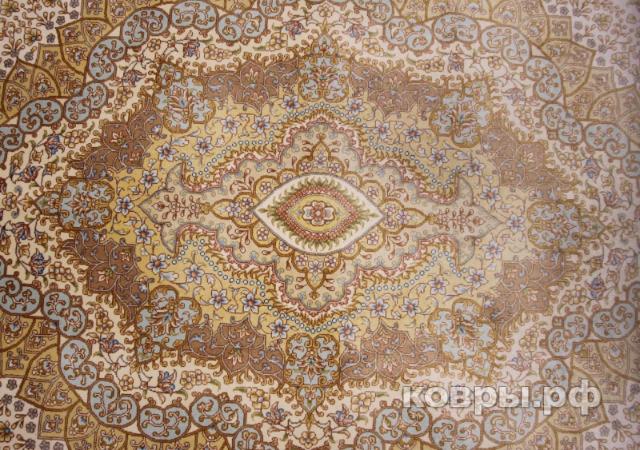 ковер ручной работы Шелковый Китайский ковер ручной работы Hereke (Хереке) 4.3x3.07 — фото 6