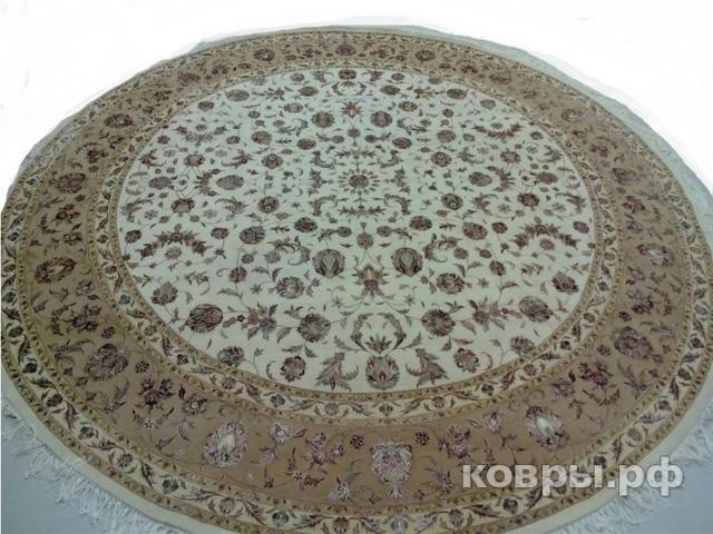 ковер ручной работы Индийский ковер ручной работы Жайпур Агра 3.93x3.93м — фото 2