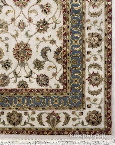 ковер ручной работы Индийский ковер ручной работы из шелка и шерсти 3x2.06 — фото 3