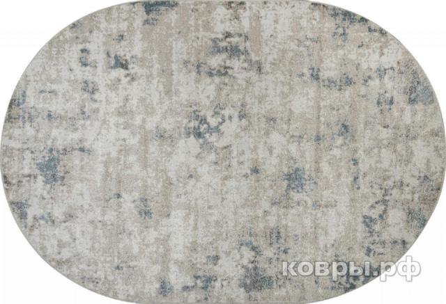 ковер Ковер Современный MERINOS NATUREL F232 BEIGE-BLUE Овал