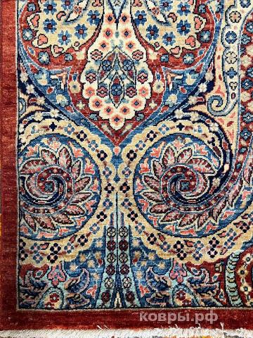 ковер ручной работы Шелковый Афганский ковер ручной работы Modern (Модерн) 3.47x2.68 — фото 3