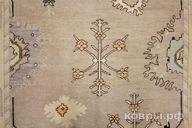 ковер ручной работы Шелковый Афганский ковер ручной работы Oushak (Ушак) 4.21x3.08 — фото 3