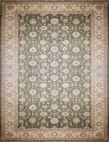 Шерстяной Афганский ковер ручной работы Сhoubi Ziegler (Чуби зиглер) 4.09x3.11