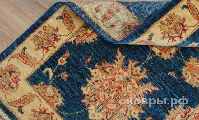 ковер ручной работы Пакистанский ковер ручной работы Чуби зиглер 0.8x1.21м — фото 7