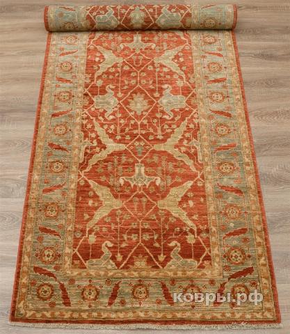 ковер ручной работы Афганский ковер ручной работы Чуби 1.05x3.85м — фото 2