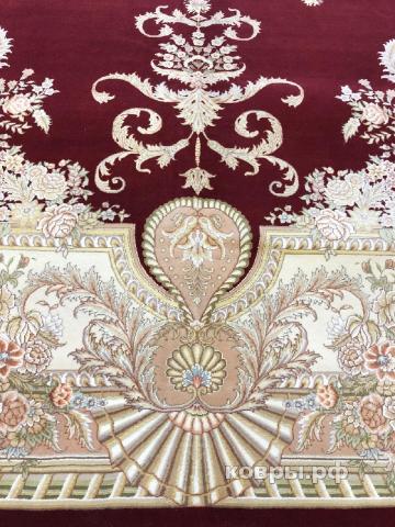 ковер ручной работы Китайский ковер ручной работы из шелка и шерсти 4.31x3.06 — фото 3