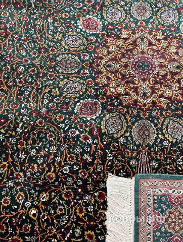 ковер ручной работы Шелковый Индийский ковер ручной работы Kashmir (Кашмир) 1.17x1.84 — фото 4