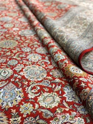 ковер ручной работы Шелковый Индийский ковер ручной работы Kashmir (Кашмир) 5.62x3.61 — фото 2