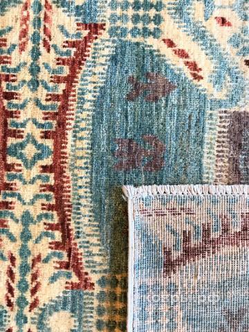 ковер ручной работы Шелковый Афганский ковер ручной работы Davdavu (Давдаву) 2.9x2.04 — фото 2