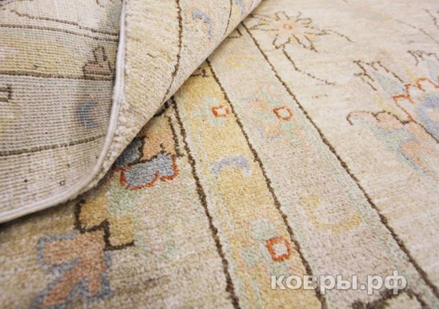 ковер ручной работы Шерстяной Афганский ковер ручной работы Сhoubi Ziegler (Чуби зиглер) 4.18x3.02 — фото 4