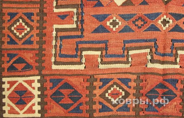 ковер ручной работы Шерстяной Афганский ковер ручной работы Kilim (Килим) 3.85x1.35 — фото 2