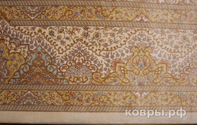 ковер ручной работы Шелковый Китайский ковер ручной работы Hereke (Хереке) 4.3x3.07 — фото 7