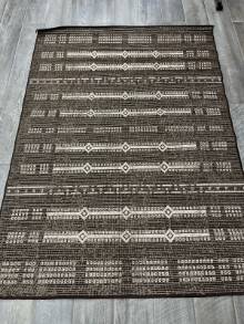 Коврик № 1596,коричневый,размер 1,4 на 1,95 метра