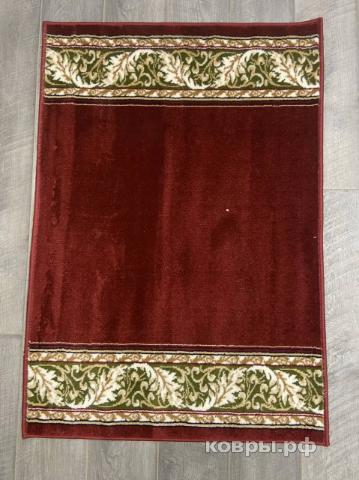 Халява Коврик №1843,бордовый,размер 0,8 на 1,2 метра