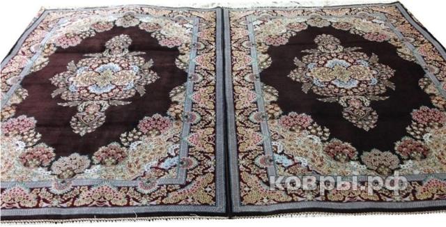 ковер ручной работы Иранский ковер ручной работы Кум 0.8x1.19м — фото 2