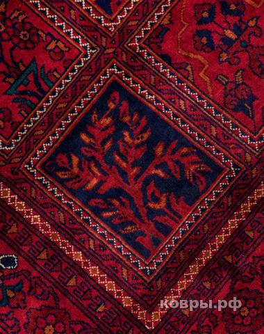 ковер ручной работы Афганский ковер ручной работы Белджик 1.0x1.12м — фото 3