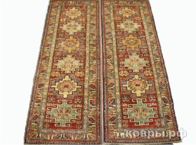 ковер ручной работы Афганский ковер ручной работы Казах 0.61x1.71м — фото 2