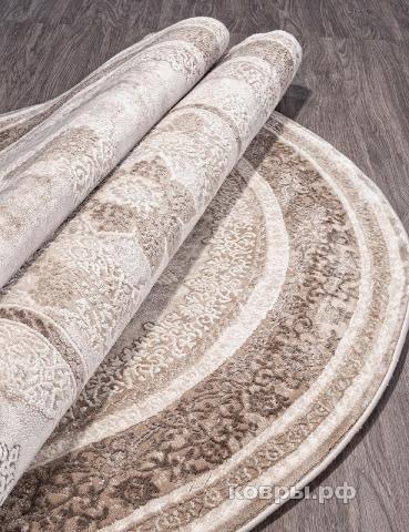 ковер KARMEN HALI ARMINA 04037A BROWN / BROWN Овал — фото 3