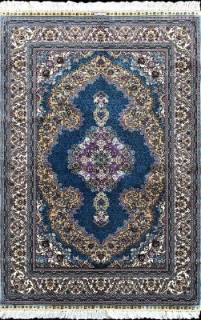 Шелковый Китайский ковер ручной работы 1.21x0.85