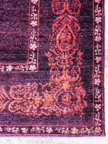 ковер ручной работы Индийский ковер ручной работы из шелка и шерсти 2.4x1.7 — фото 3