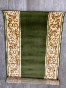 Коврик № 1283,зеленый,размер 0,8 на 1,45 метра