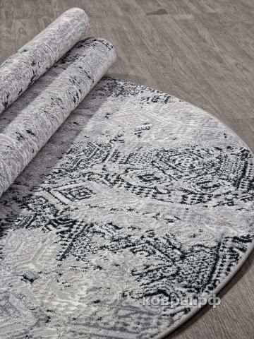 ковер Ковер MERINOS PALERMO F281 DARK GRAY Овал — фото 5