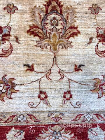 ковер ручной работы Шелковый Афганский ковер ручной работы Сhoubi (Чуби) 3x2 — фото 3