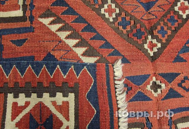 ковер ручной работы Шерстяной Афганский ковер ручной работы Kilim (Килим) 3.85x1.35 — фото 3
