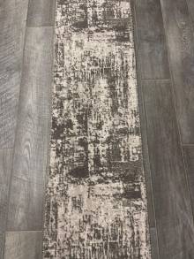 Коврик № 1740,бежево-серый,размер 0,54 на 3 метра