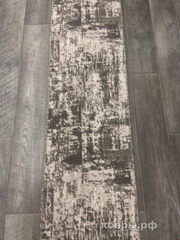 Халява Коврик № 1740,бежево-серый,размер 0,54 на 3 метра