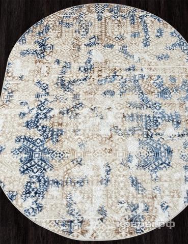 ковер MERINOS ANTEP O1699 630 CREAM / BLUE Овал — фото 2