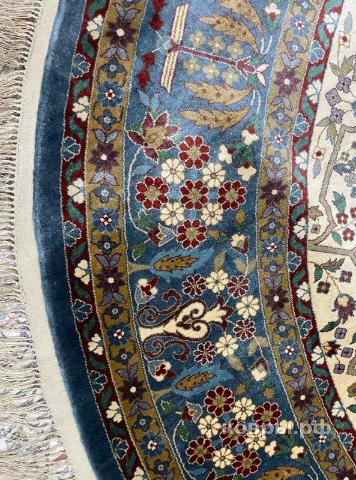 ковер ручной работы Шелковый Китайский ковер ручной работы 2.25x2.25 — фото 3