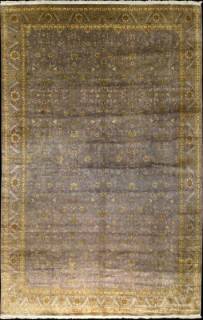 Шелковый Индийский ковер ручной работы 5.53x3.54